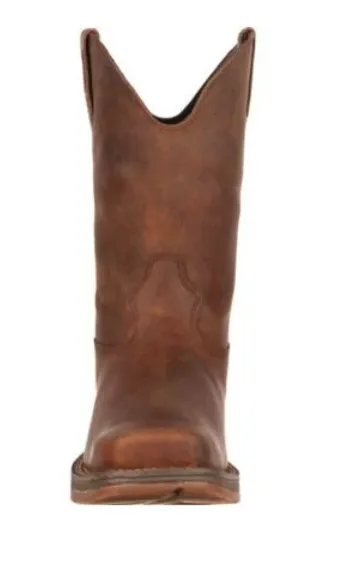 Cushioned Step Rainy Days foldable DURANGO MENS REBEL BROWN PULL-ON WESTERN BOOT STYLE DB5444