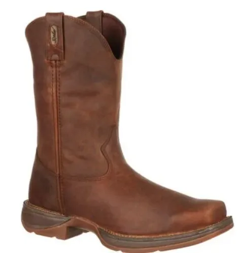 Pull-on style Sleek Style DURANGO MENS REBEL BROWN PULL-ON WESTERN BOOT STYLE DB5444