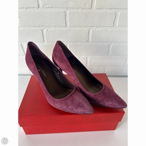 Adjustable Stylish Stilettos Shoes Heels Stiletto By Donald Pliner In Purple, Size: 9