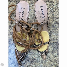 Elegant Boots Shoes Heels Stiletto By Clothes Mentor In Snakeskin Print, Size: 7.5