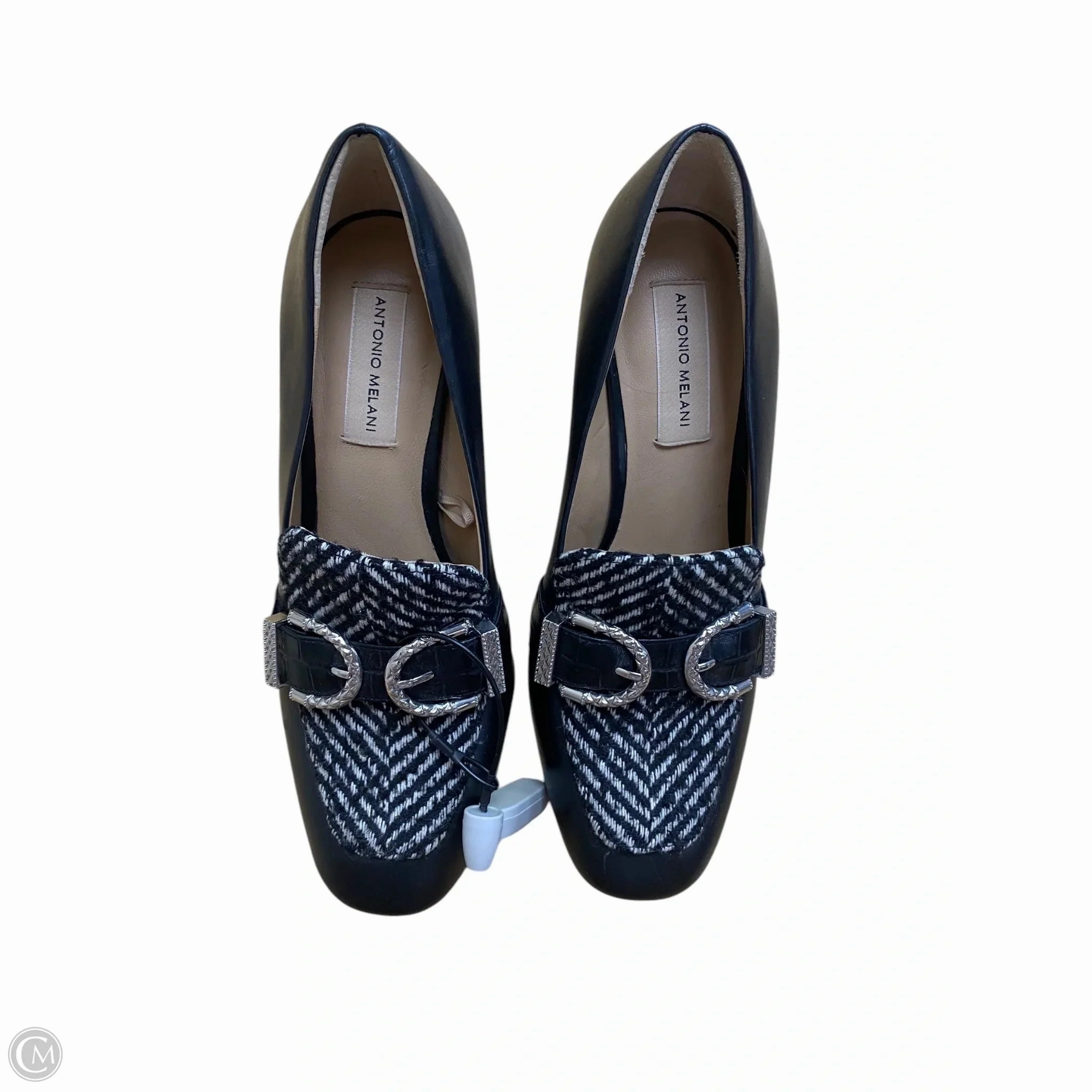 Wedding Heels Shoes Heels Block By Antonio Melani In Black, Size: 7.5