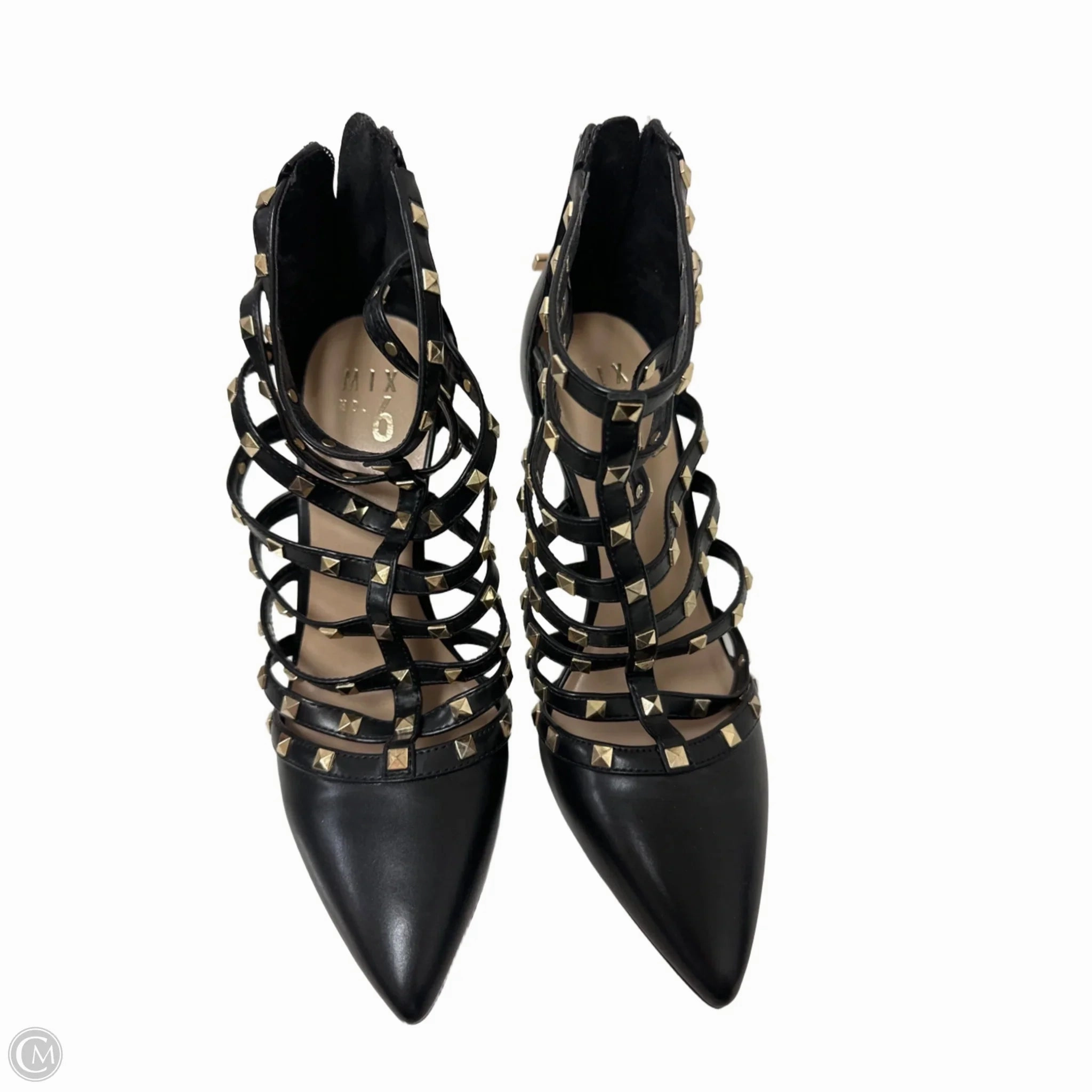 Shoes Heels Stiletto By Mix No 6 In Black, Size: 9 platform sandals Dressy Stilettos