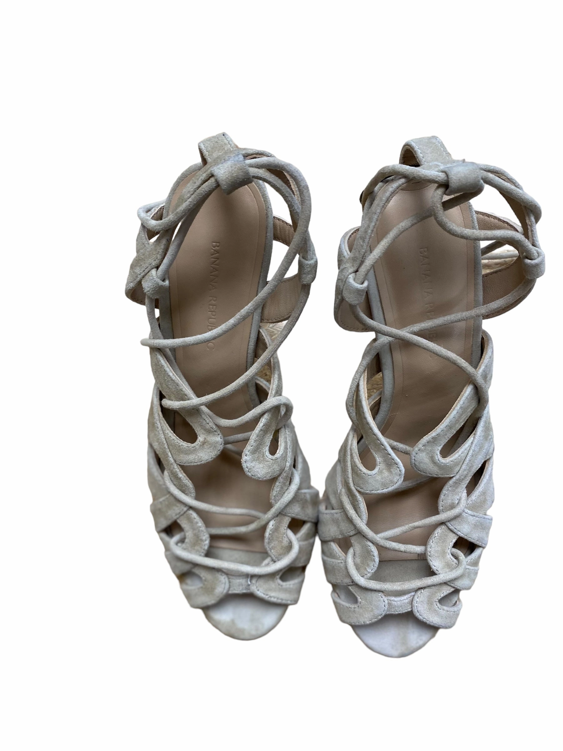 Shoes Heels Stiletto By Banana Republic In Tan, Size: 7 Wide toe box Comfortable Platform Heels