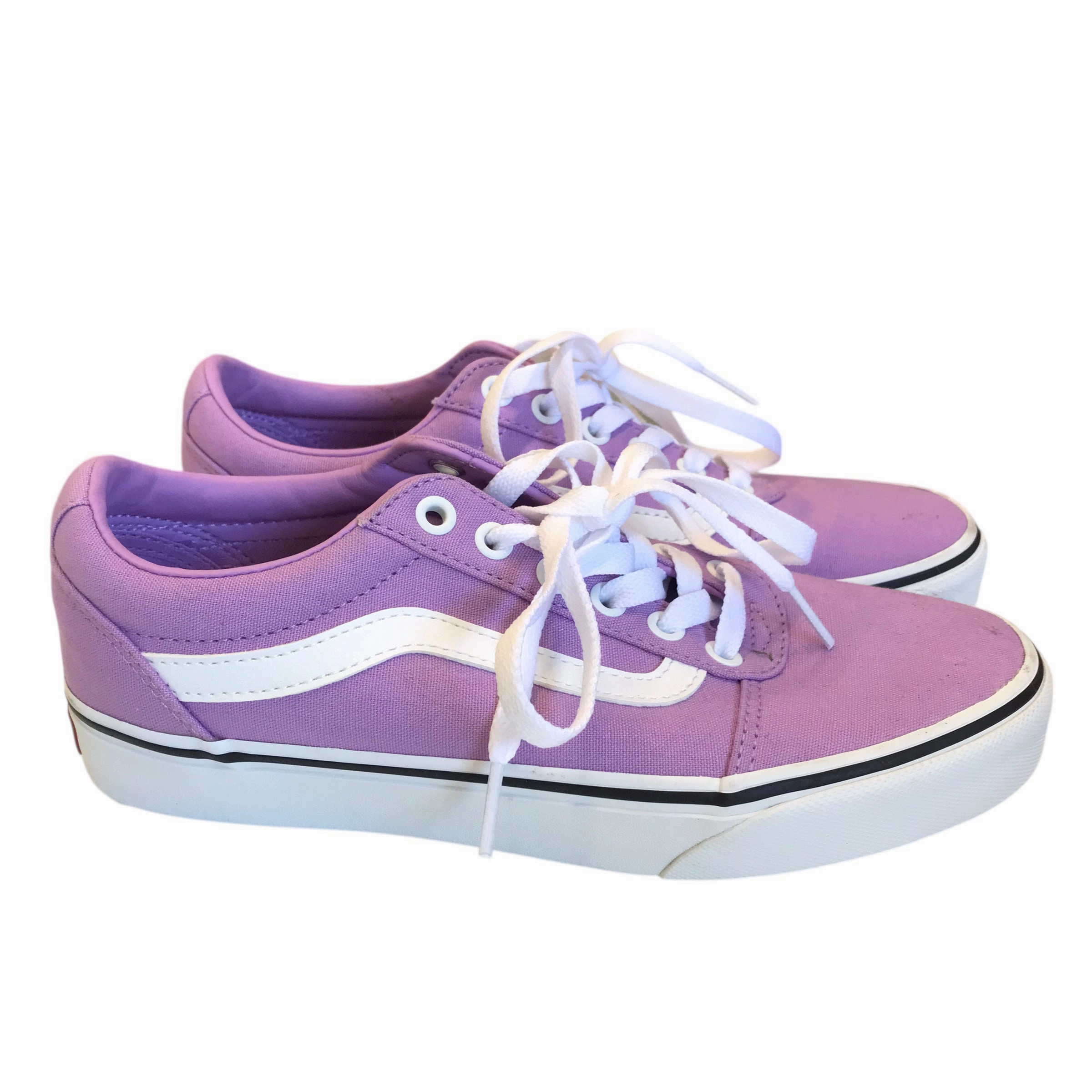 Shoes Sneakers By Vans In Purple, Size:8 Slip On Construction Kick Style