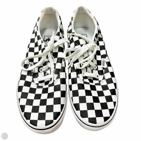 Shoes Sneakers By Vans In Checkered Pattern, Size: 8.5 Low Collar Design