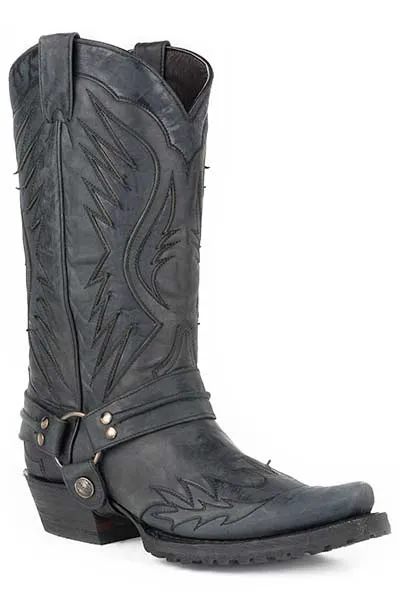 Stetson Mens Outlaw Eagle Biker Boots Style 12-020-6124-3630 Ultimate Wear