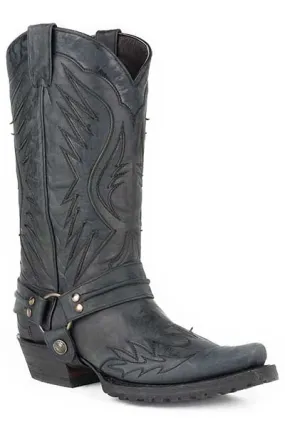 Protective Finish Hiking Trails Stetson Mens Outlaw Eagle Biker Boots Style 12-020-6124-3630