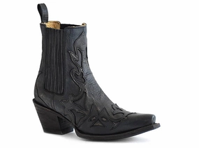 Premium Craft Stetson Ladies Black Cici Snip Toe Boot Style 12-021-5105-0660