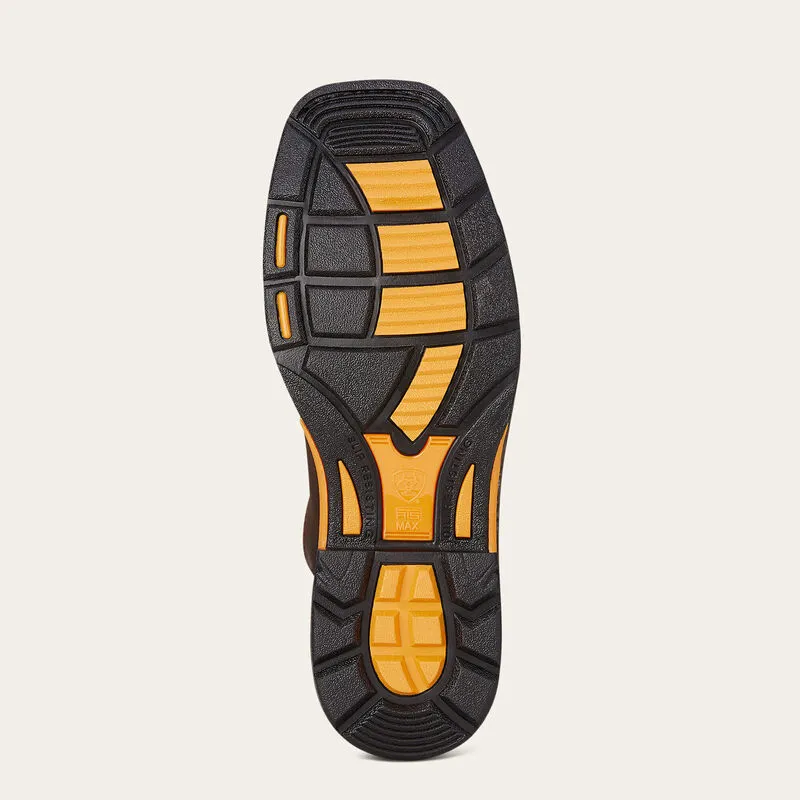 Ariat Men's Workhog 11" Steel Toe Work Boots Style 10006961 Flat Sole Waterproof Function