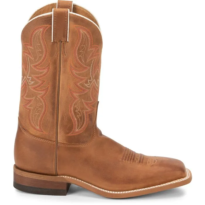 Casual Adventure Lightweight Design Justin Mens Bent Rail Square Toe Western Boots Style BR735