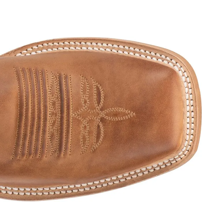 Comfort Edge Comfortable bend Justin Mens Bent Rail Square Toe Western Boots Style BR735