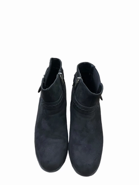 Suede Shoes Heels Block By Life Stride In Black, Size: 9