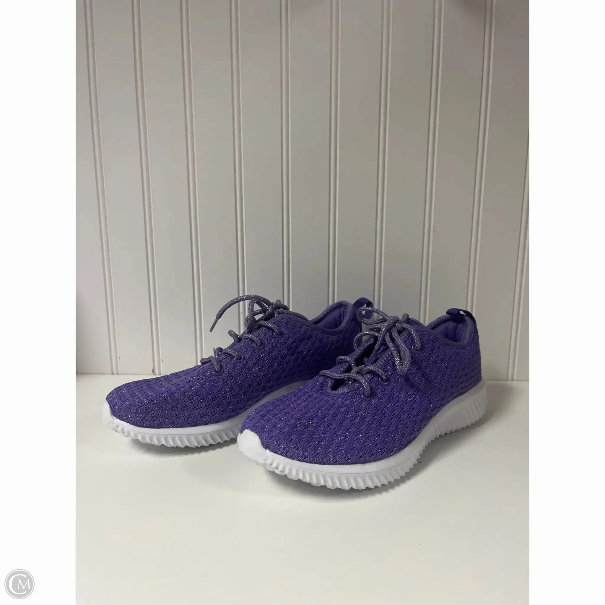 Cushioned performance Shoes Sneakers By Cmf In Purple, Size: 7