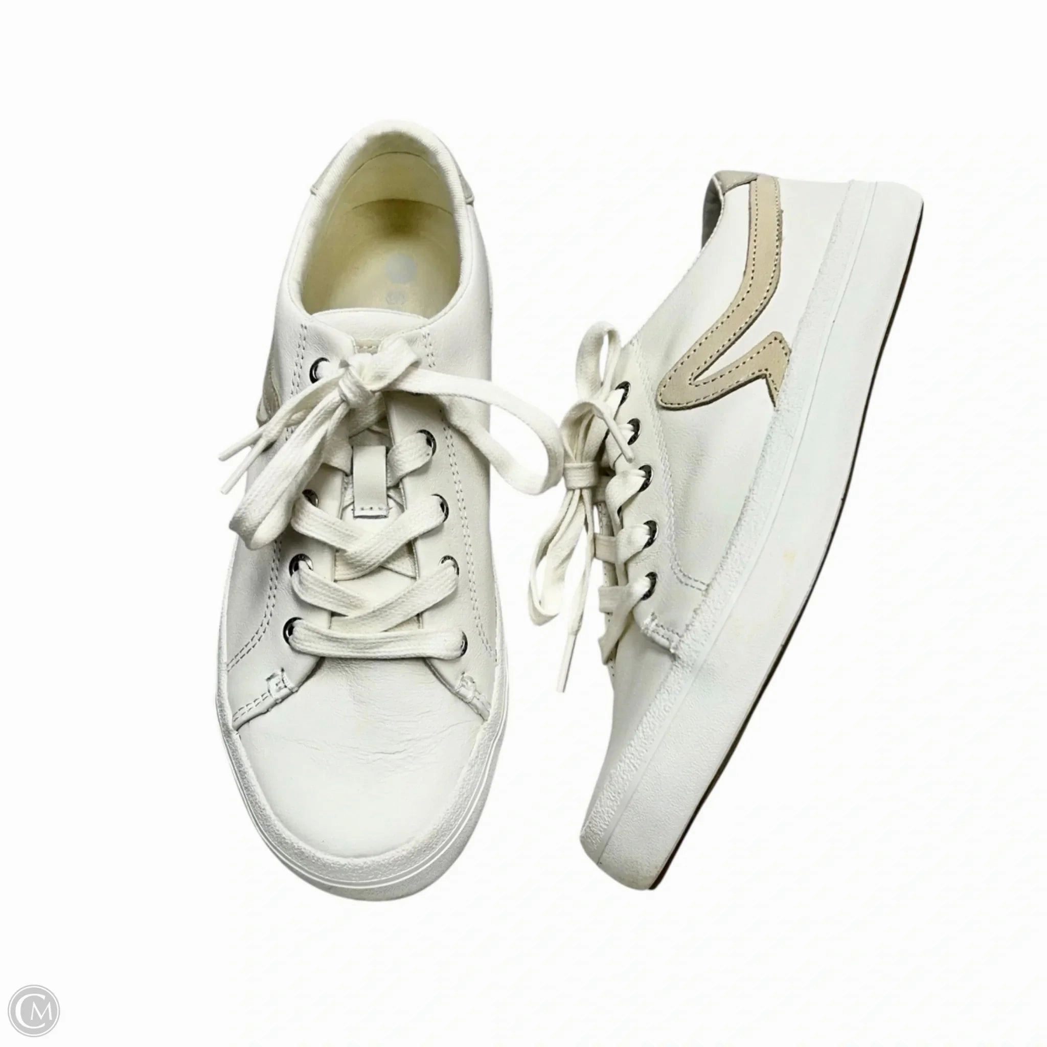 Comfortable Wear Perforated Vamp Shoes Sneakers By Sperry In White, Size: 7