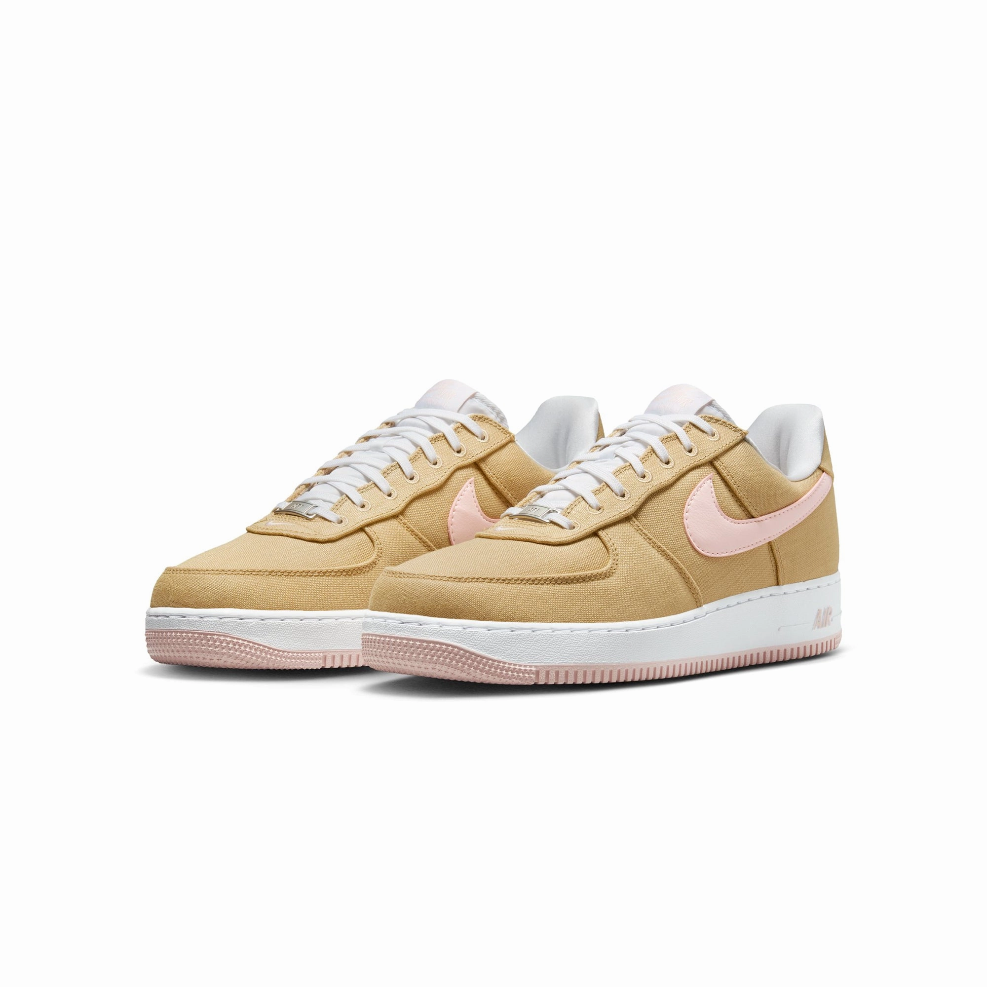 Cold Weather Nike Mens Air Force 1 Low Retro "Linen" Shoes