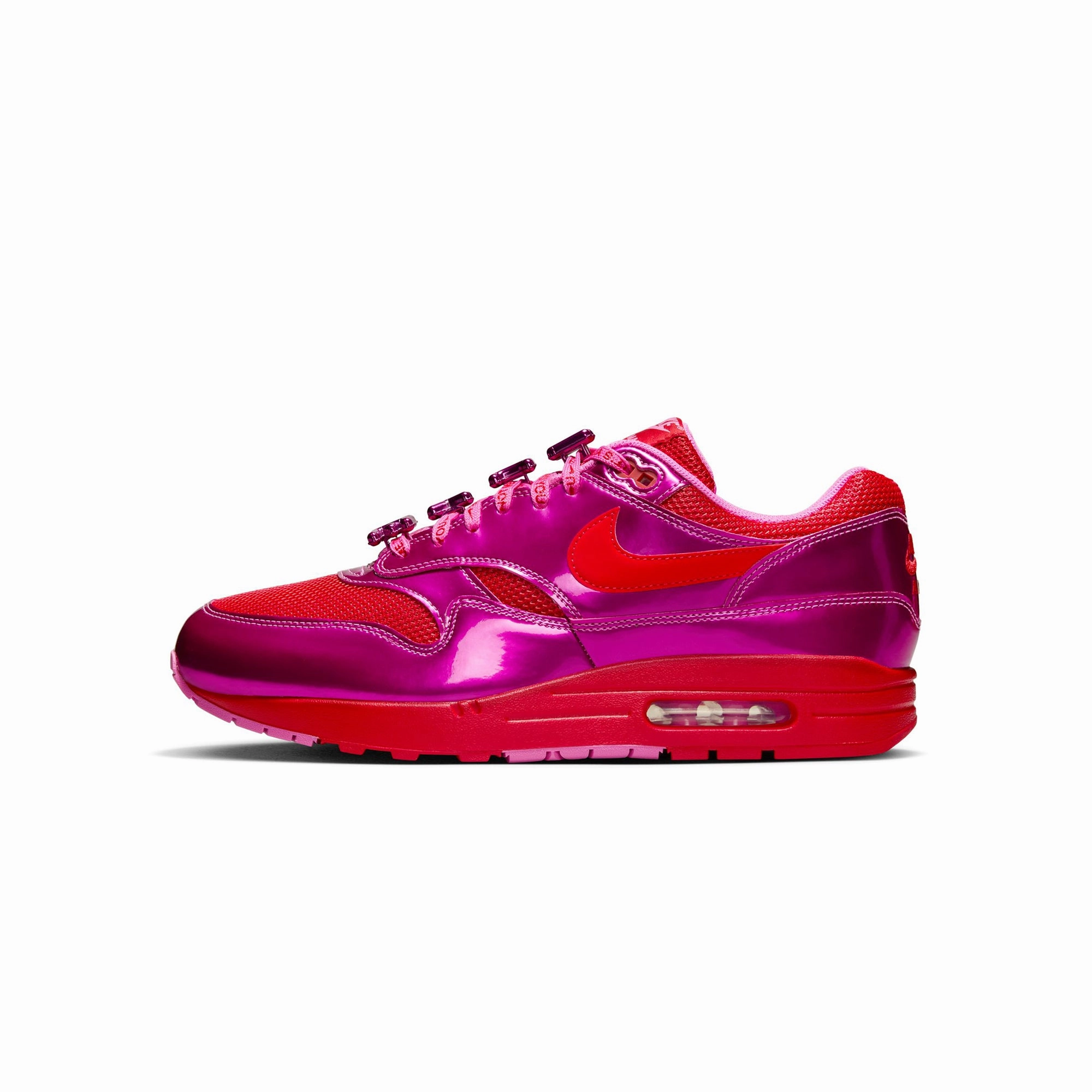 leather - free royal - event running wear Nike Mens Air Max 1 Premium "Valentine's Day" Shoes