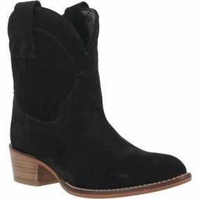 DINGO TUMBLEWEED LEATHER BOOTIE STYLE DI561BK Comfort Oriented