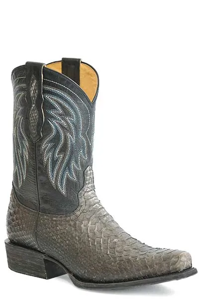 ROPER MENS PEYTON PYTHON BOOTS STYLE 09-020-7826-8547 Padded Interior Urban Traveler fashionable footwear