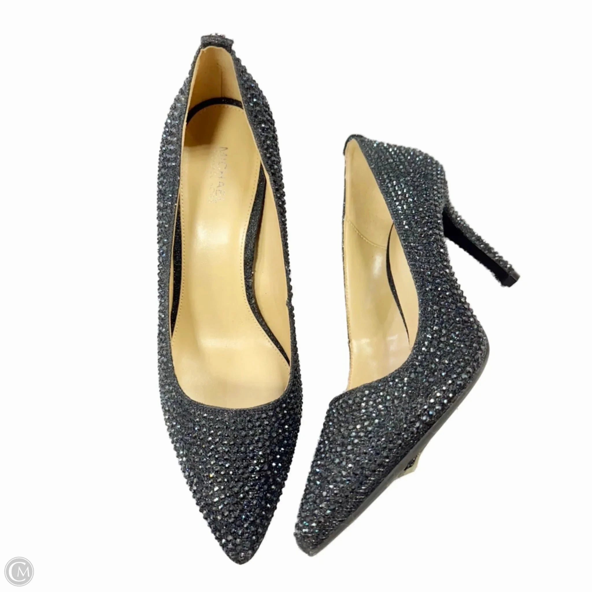 Lace-Up Heels anti static Shoes Heels Stiletto By Michael By Michael Kors In Navy, Size: 8.5
