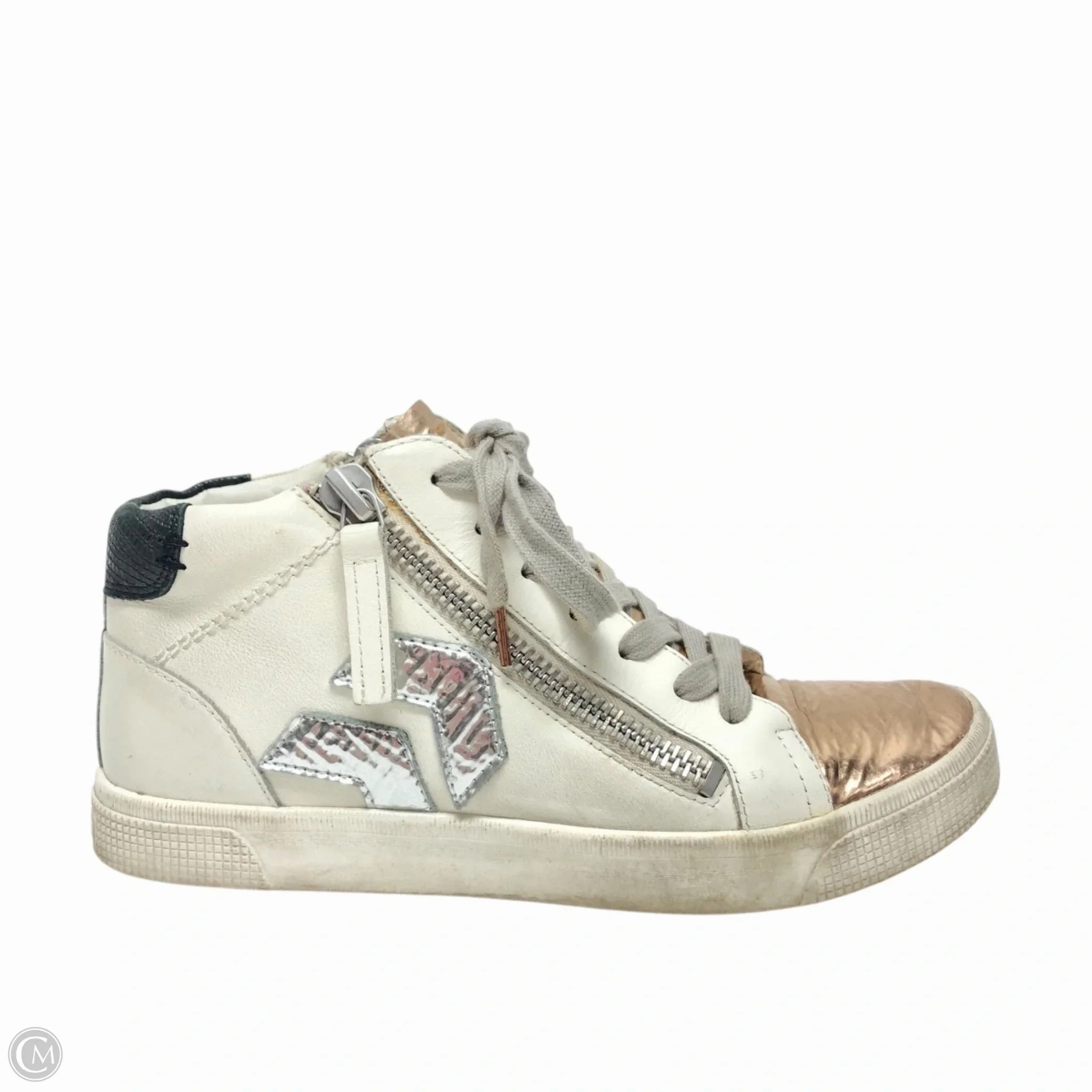 Elastic Collar Design Style Core Shoes Sneakers By Dolce Vita In White, Size: 7