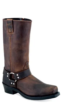 Old West Mens Harness Boots Style MB2060 Shock   Absorbing Sleek Fit
