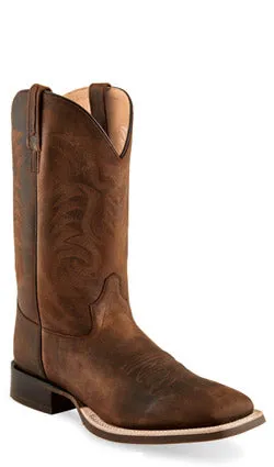 Old West Mens Square Toe Boots BSM1824 Family Reunion Side zipper