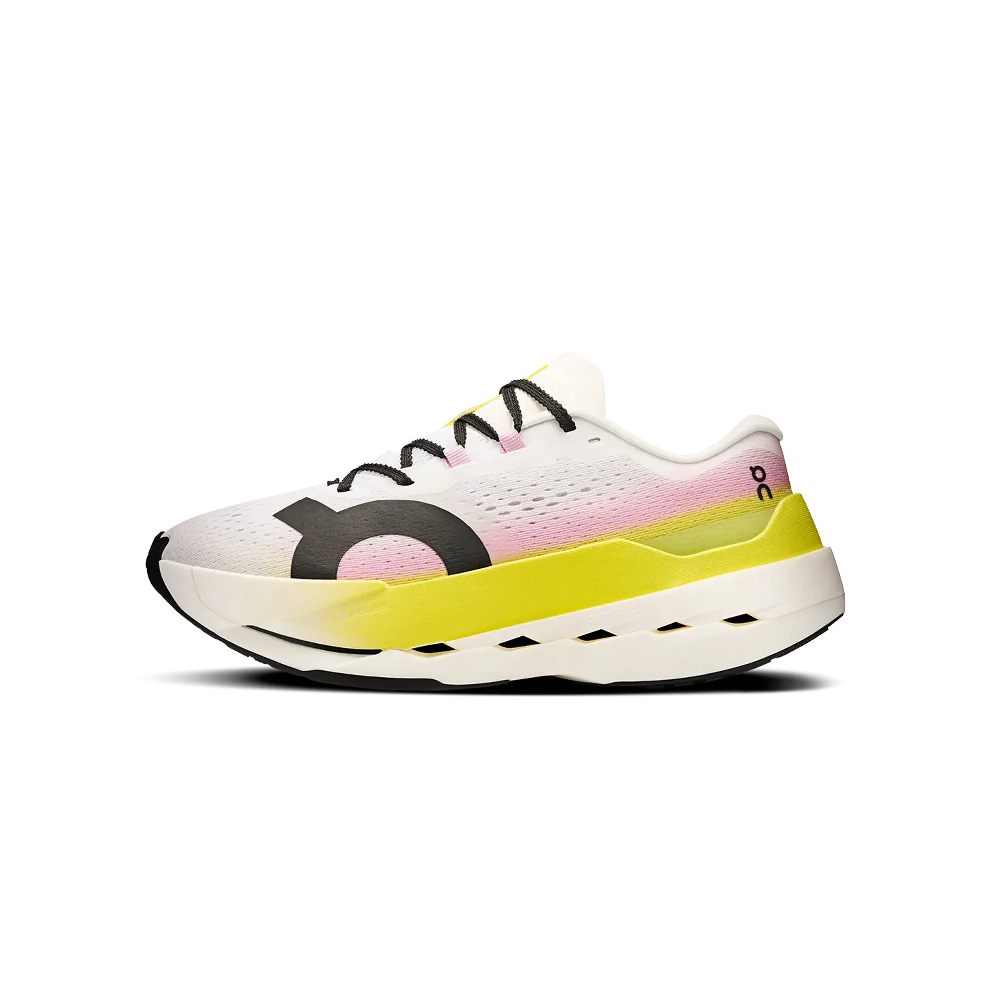 On Running Womens Cloudboom Max Shoes running with a group goal - setting