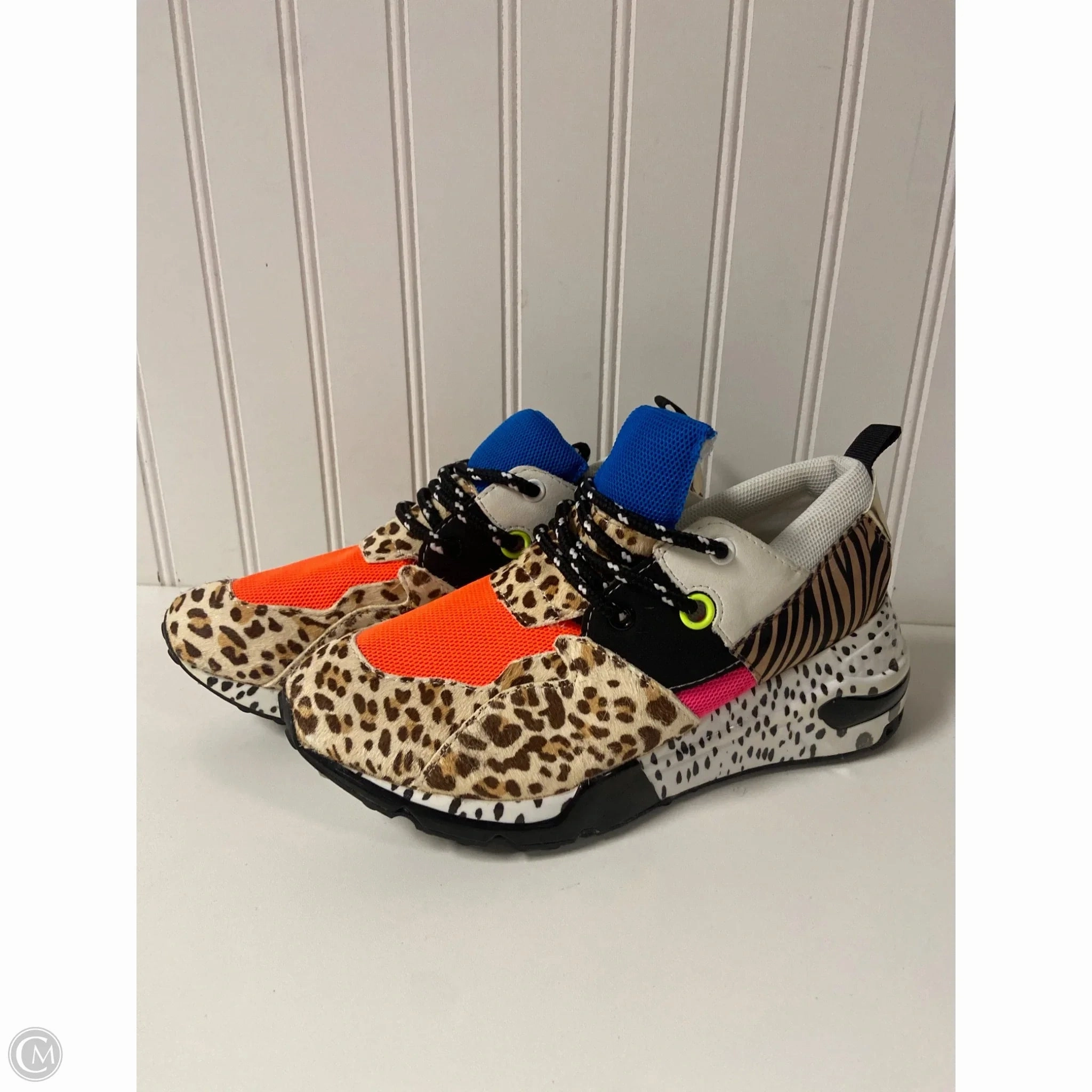 Shoes Sneakers By Steve Madden In Animal Print, Size: 7 Precision Stitching Foam Flex