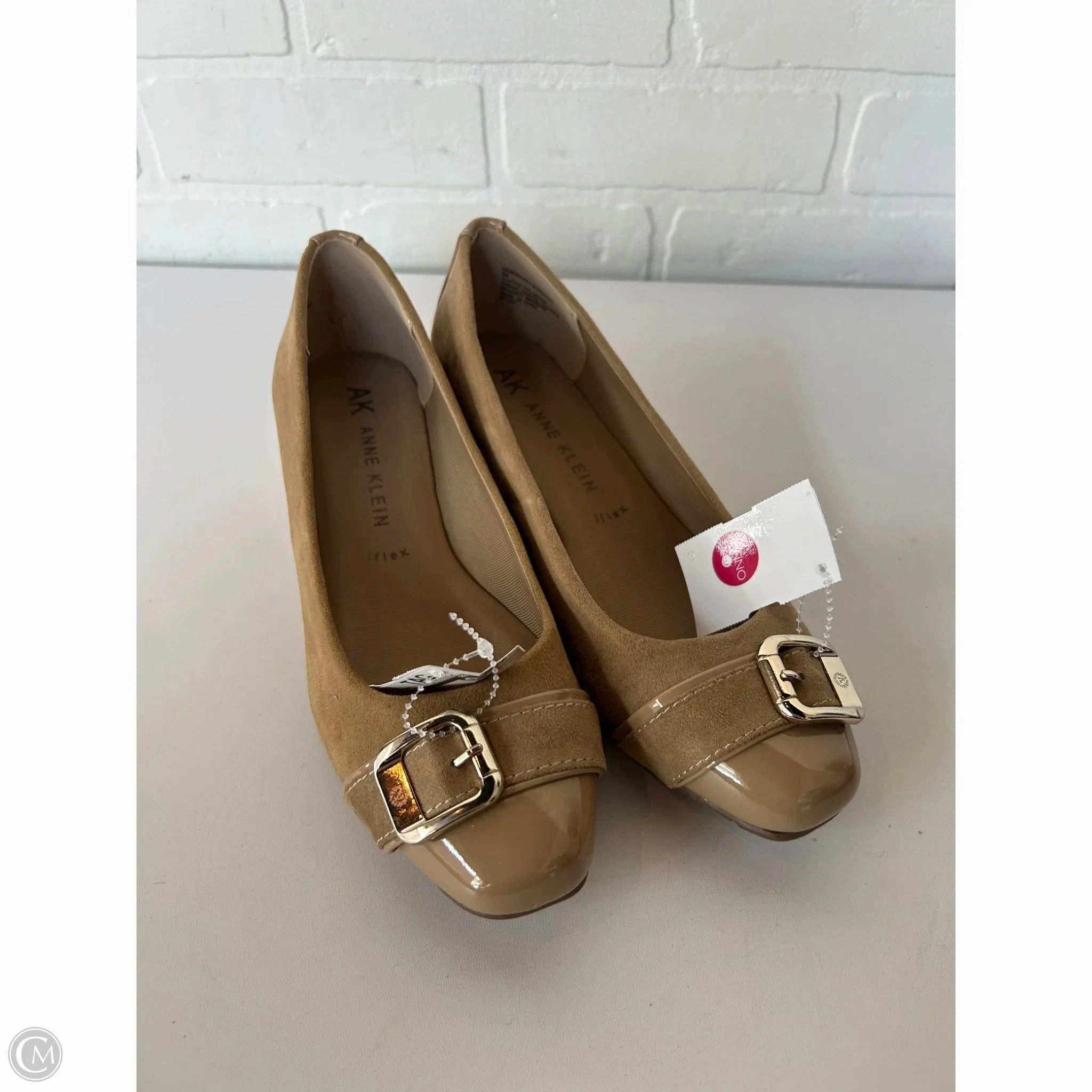 Shoes Heels Block By Anne Klein In Tan, Size: 8 Slip On Design Chic Boots