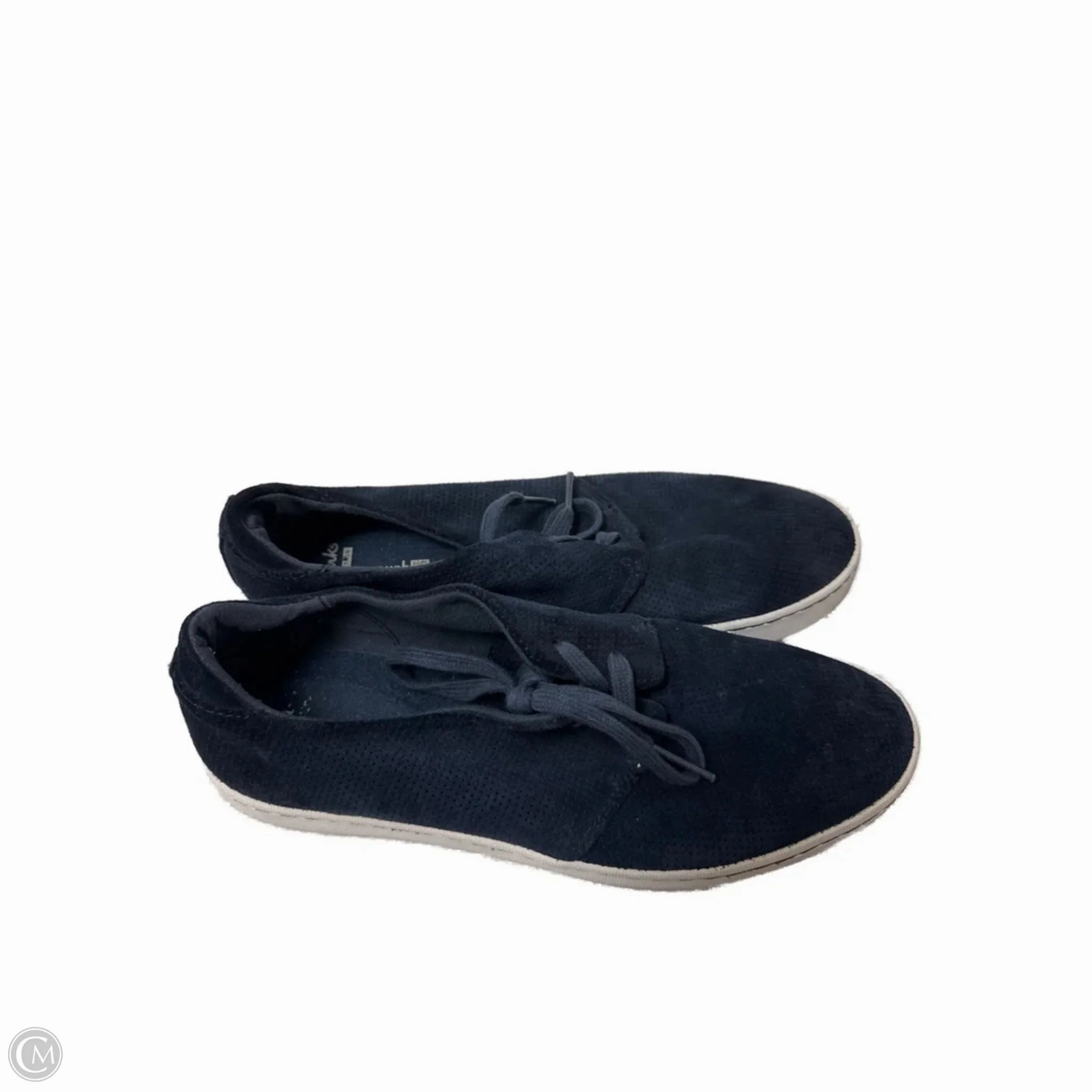 Heel Pad Shoes Sneakers By Clarks In Navy, Size: 9.5