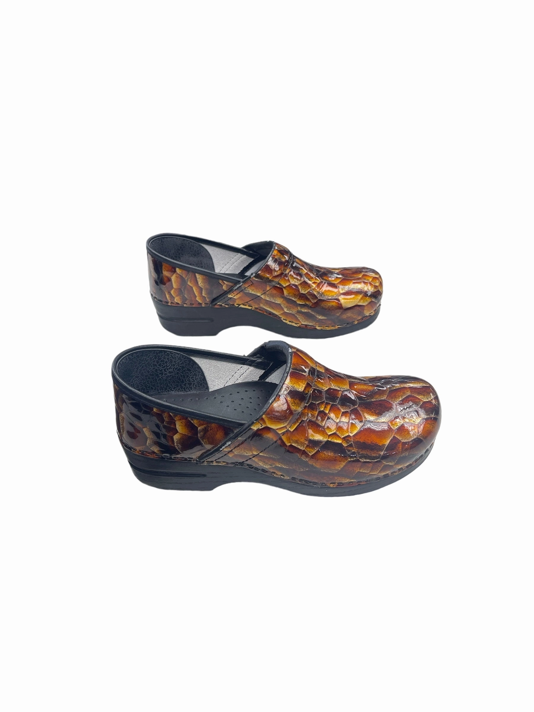 Daytime Heels Sophisticated Sandals Orange Shoes Heels Block Dansko