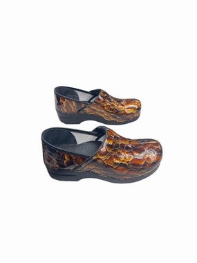 Daytime Heels Sophisticated Sandals Orange Shoes Heels Block Dansko