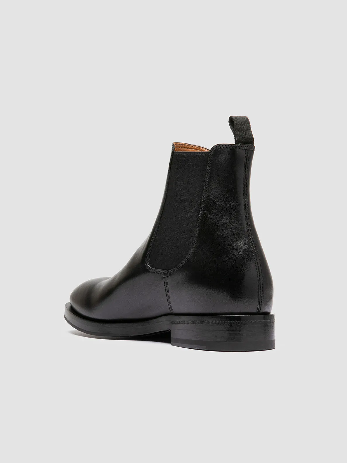 Soft Interior ORTEGA 003 - Black Leather Chelsea Boots
