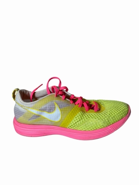Distinctive durability Elastic Band Shoes Sneakers By Nike In Pink & Yellow, Size: 7.5