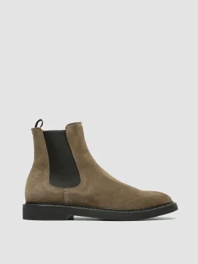 Quick Move HOPKINS FLEXI 204 - Brown Suede Pull On Boots