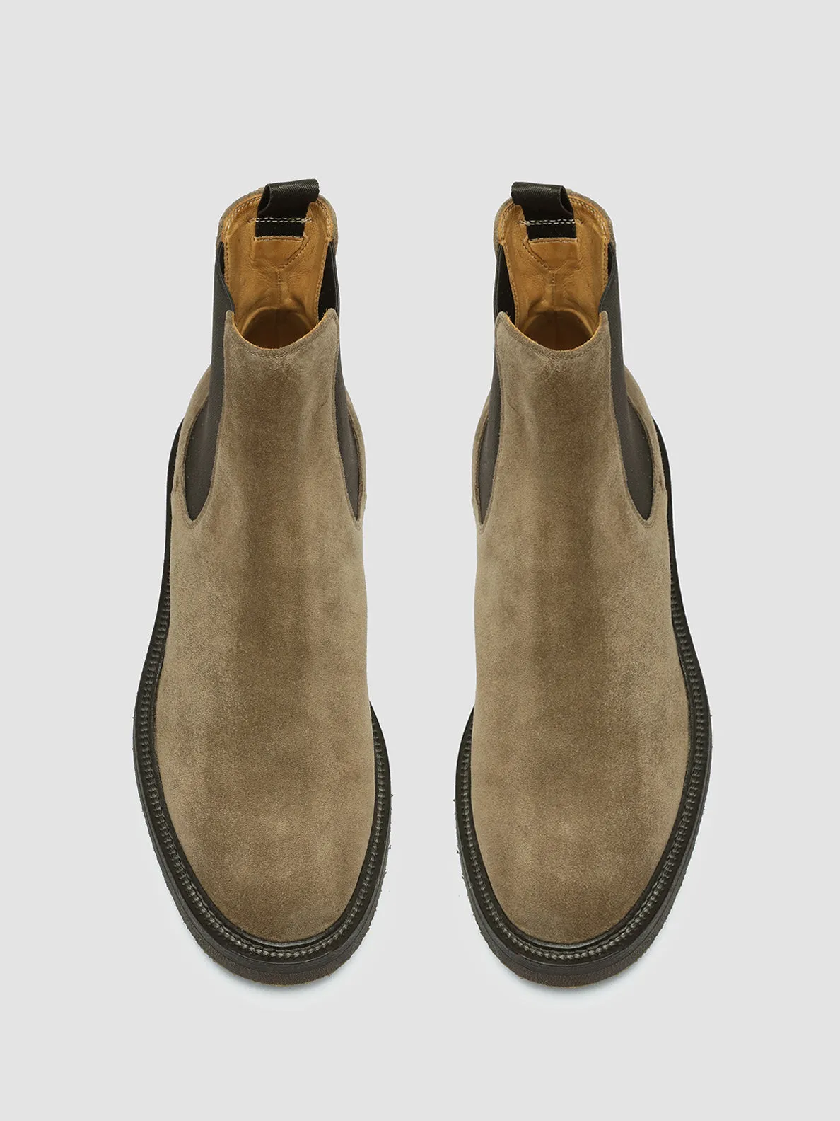 subtle style HOPKINS FLEXI 204 - Brown Suede Pull On Boots