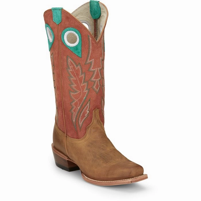 Versatile Style JUSTIN LADIES LORENA PUNCHY WESTERN BOOTS STYLE JP2604