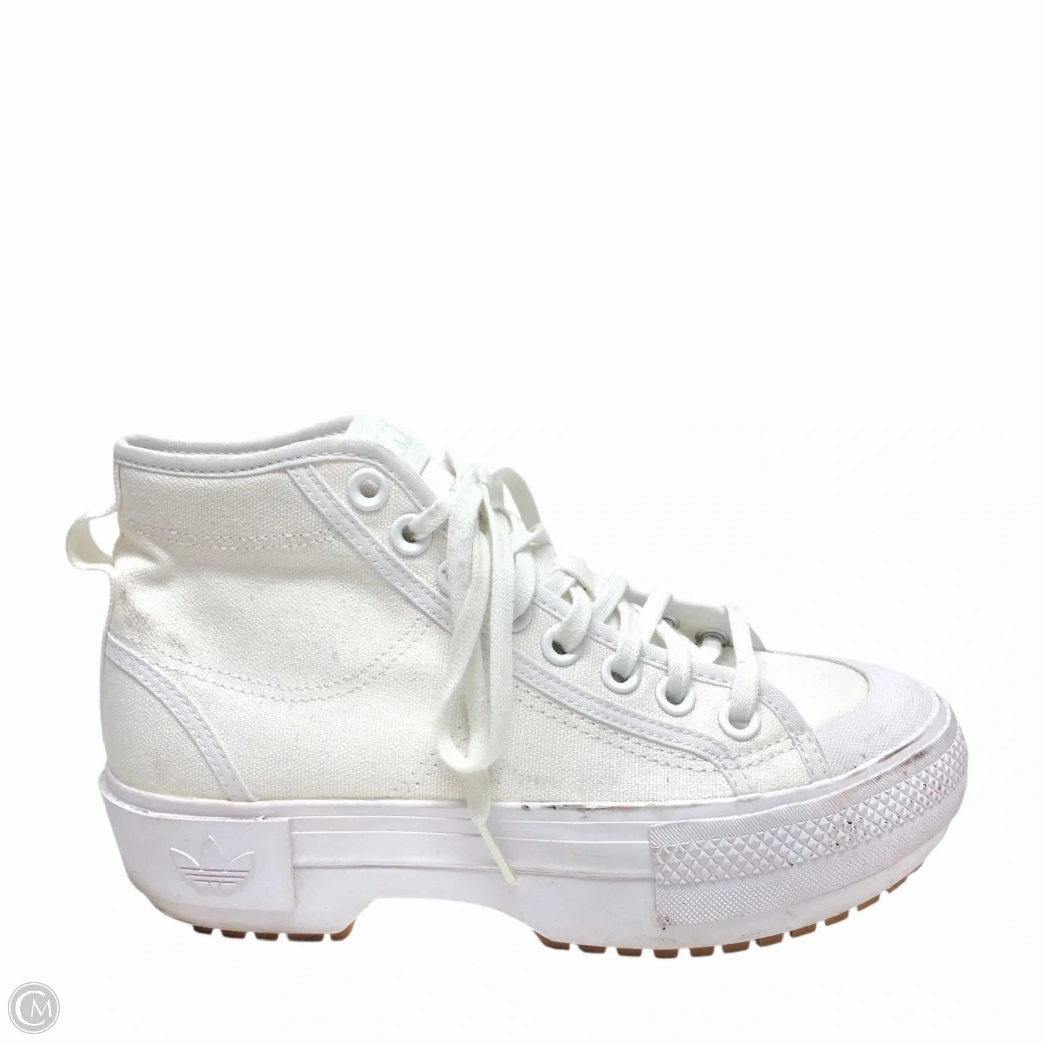Shoes Sneakers By Adidas In White, Size: 6.5 EVA sole