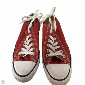 Anatomical Footbed Day Long Wear Shoes Sneakers By Converse In Red, Size: 7