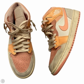 Shoes Sneakers By Nike In Orange & Pink, Size: 10.5 Cushioned Memory Foam