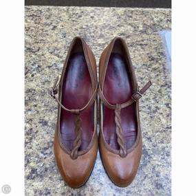 Shoes Heels Block By Abeo In Brown, Size: 8 High Quality Shoes