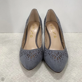 Trendy Platform Heels Shoes Heels Stiletto By Unisa In Grey, Size: 6.5