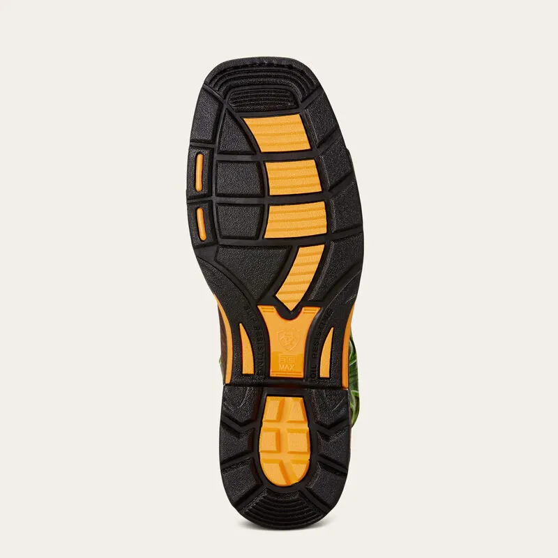 Ariat Men's WorkHog VentTEK Comp Toe Pull-On Safety Work Boots Style 10020084 quick dry Active Wear