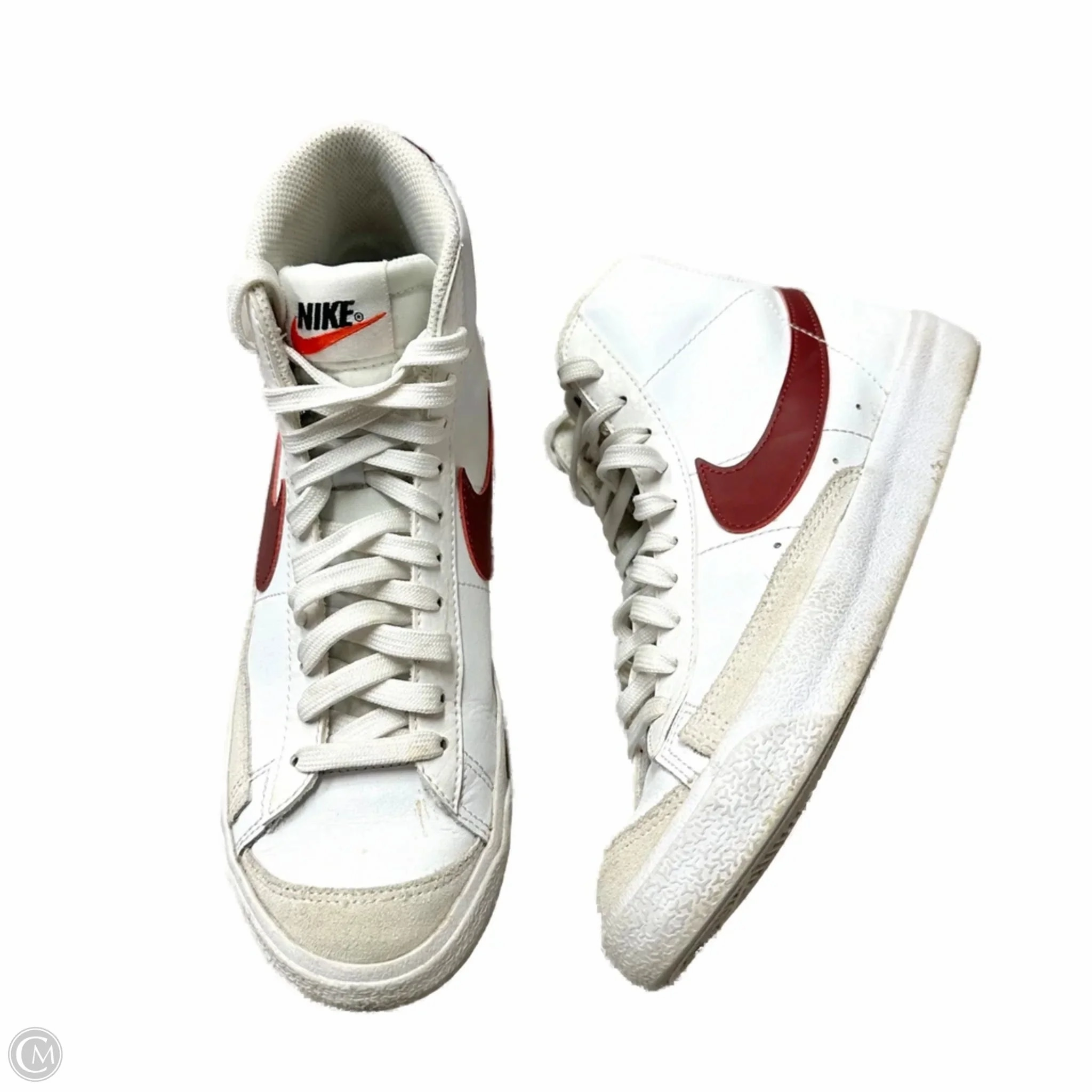 TPU plate High Cushioning Shoes Sneakers By Nike In Maroon, Size: 7