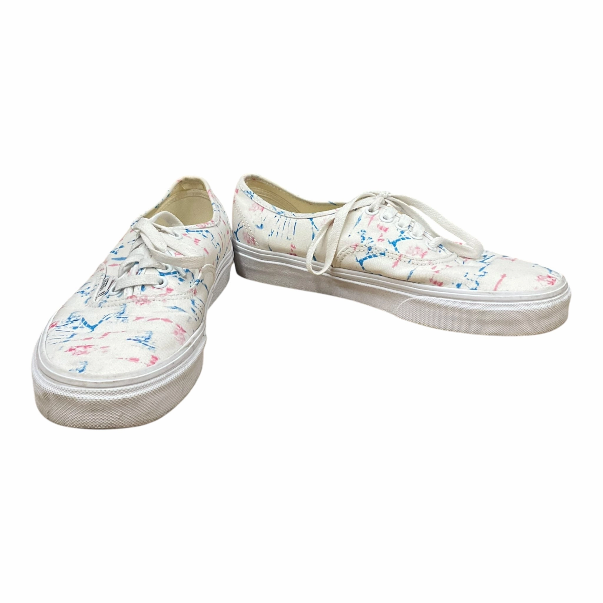 Shoes Sneakers By Vans In White, Size: 7.5 Elevated traction Stitched Detailing