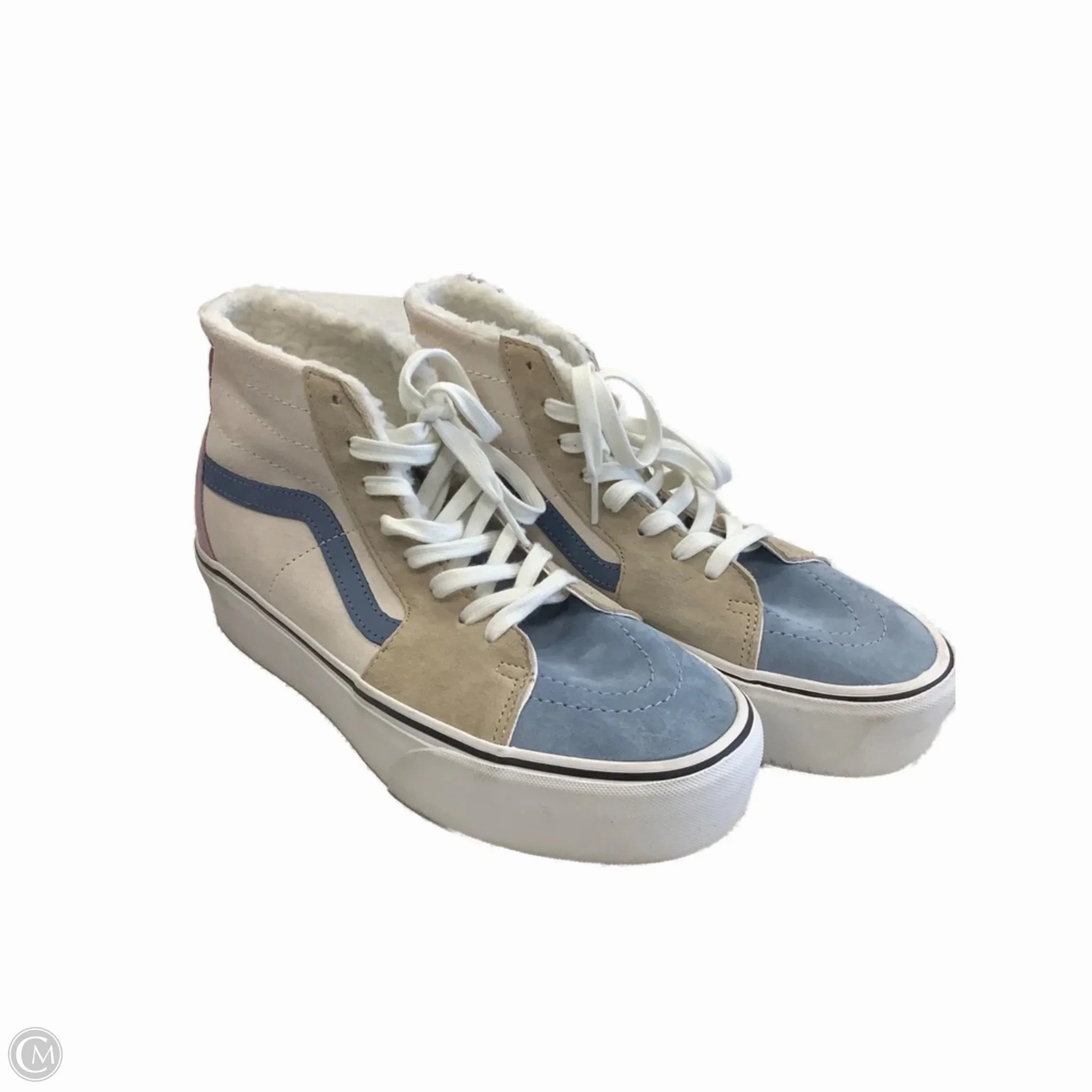 Shoes Sneakers By Vans In Beige, Size: 10 All Day Wear Comfort Breathable Knit Upper