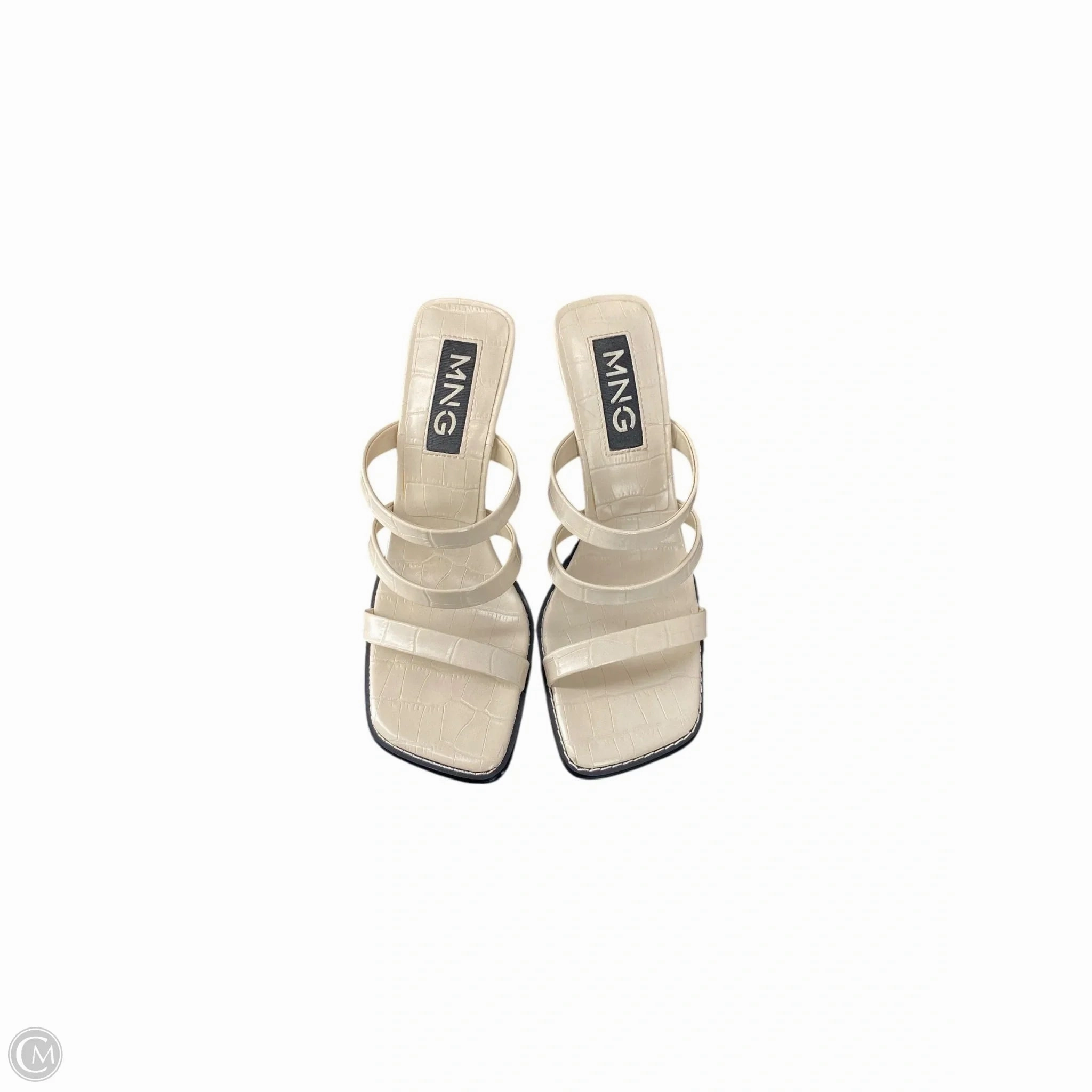 Tuxedo Heels Fashion Footwear Shoes Heels Stiletto By Mng In Tan, Size: 7