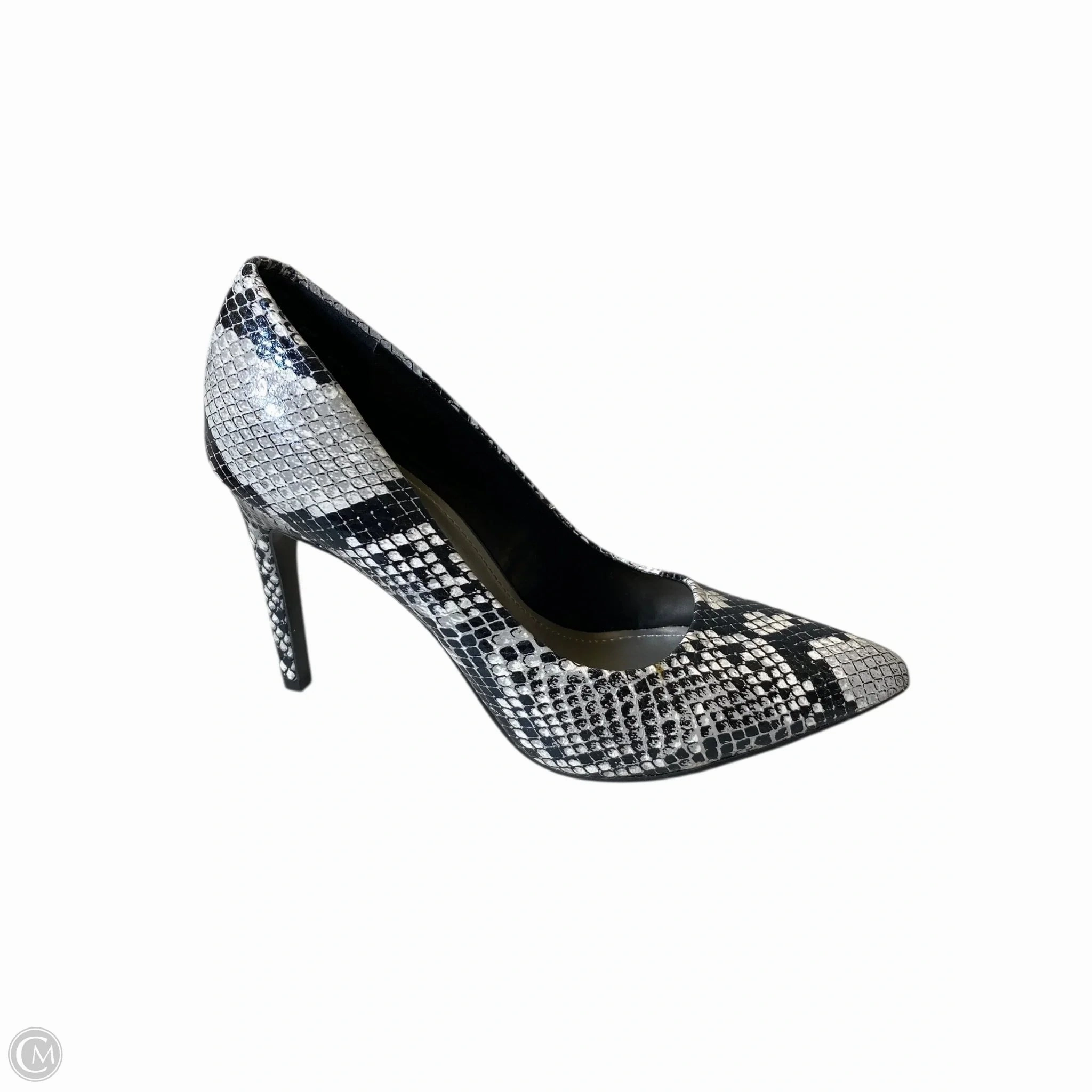 Ergonomic Design Shoes Heels Stiletto By Worthington In Snakeskin Print, Size: 7