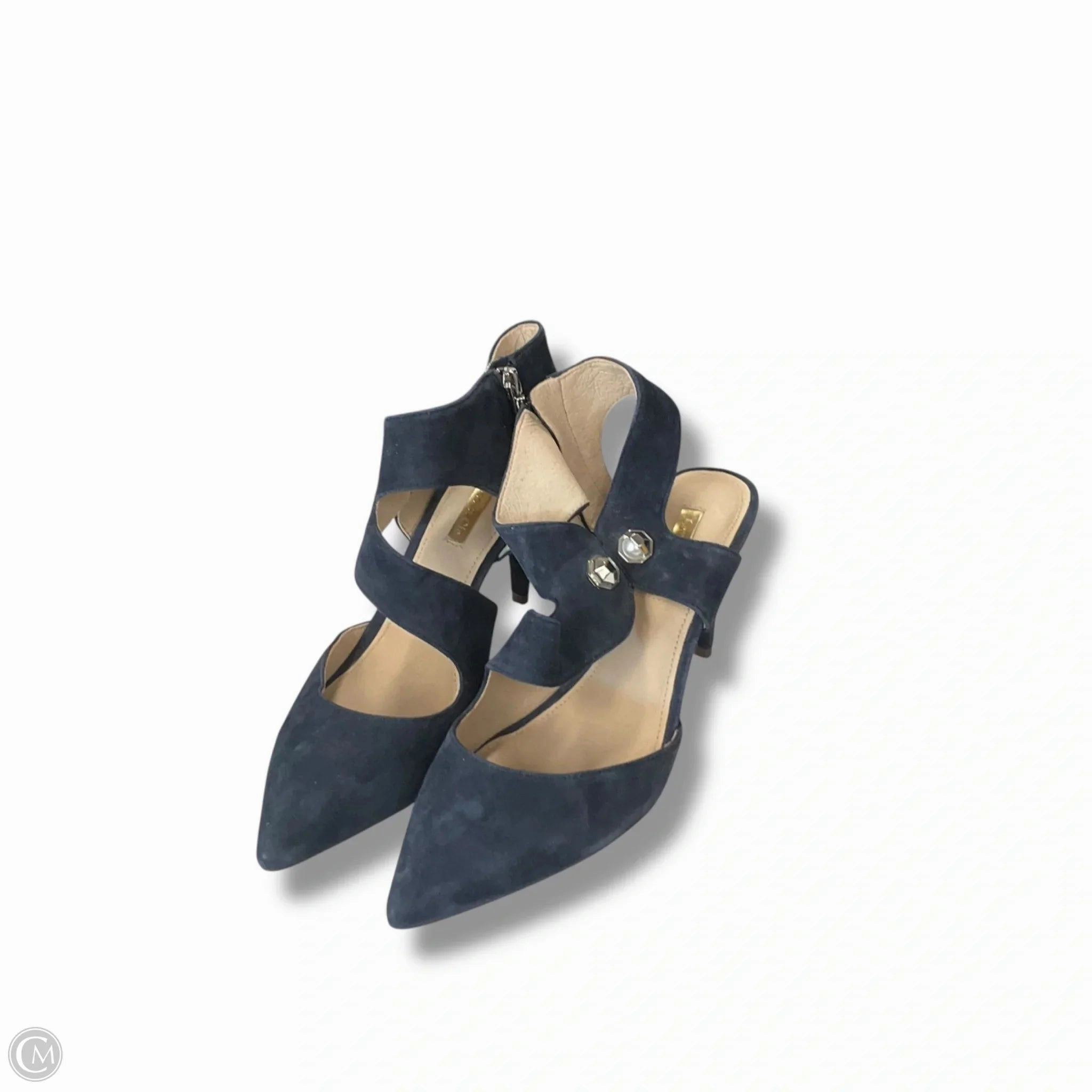 Shoes Heels Stiletto By Louise Et Cie In Blue, Size: 7.5 Comfortable Stiletto Sandals