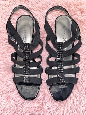 Moisture wicking Pink Stiletto Heels Black Shoes Heels Block Karen Scott, Size 7